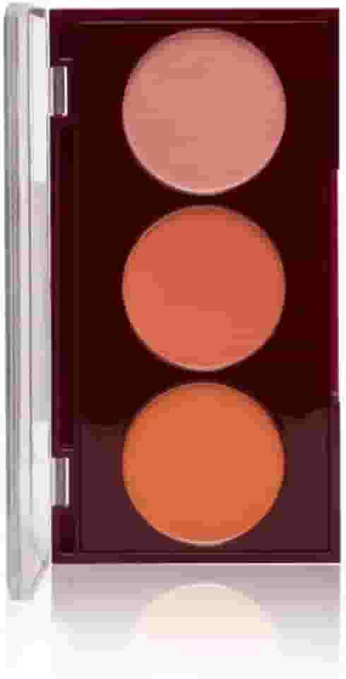 Paleta de Blush Trio Luxury Face Beautiful Profissional - Alta Pigmentação, Acabamento Natural, FB343