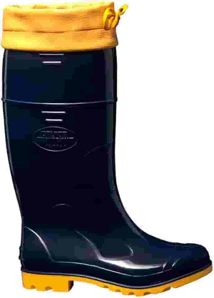 Bota em PVC azul/amarela polaina n° 43 - Calfor Pampeana