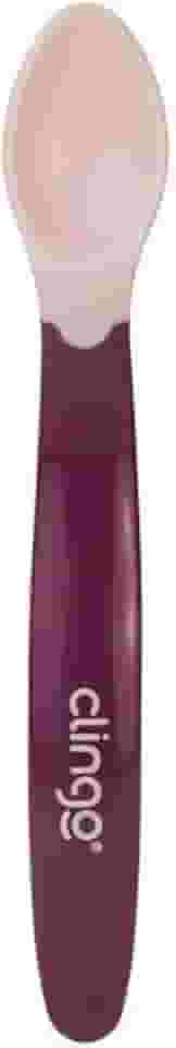 Clingo Colher De Silicone Ergo Termo Rose