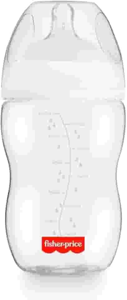 Mamadeira First Moments Clássica Neutra 330ml +4 meses Fisher Price - BB1026