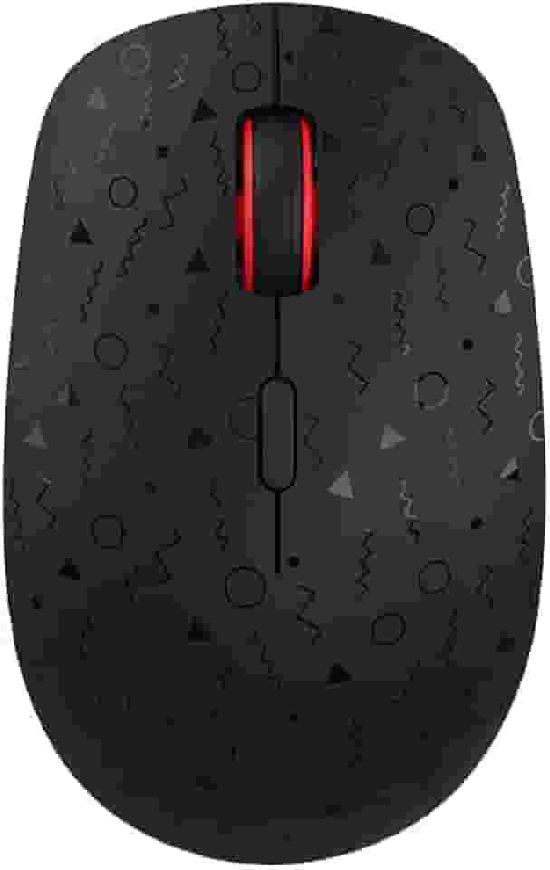 Mouse Sem Fio C3Tech M-W90BK Preto bateria Recarregável, Ergonomico, Ambidestro, 1600 DPI, Silencioso, Compatível com Windows, e MacOS