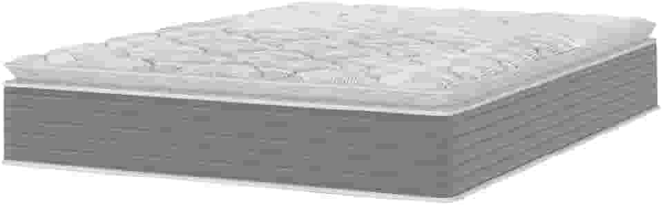 Colchão Casal Molas Ensacadas Pillow Top 138x188x25cm Martino Cinza Umaflex