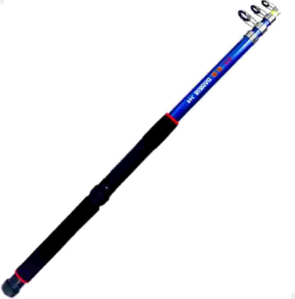 Vara de Pesca Retrátil Telescópica 1,80m com Porta Anzol