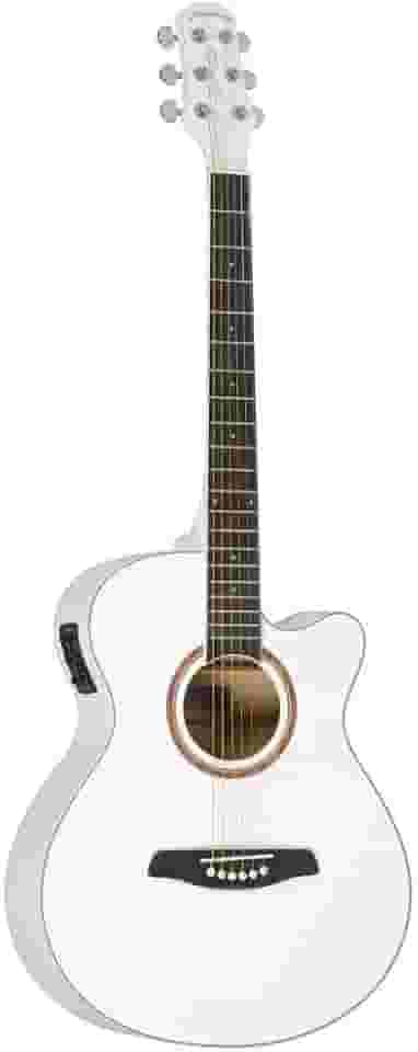 Violão Eletroacústico Aço Berlin BE30C WH Branco Strinberg