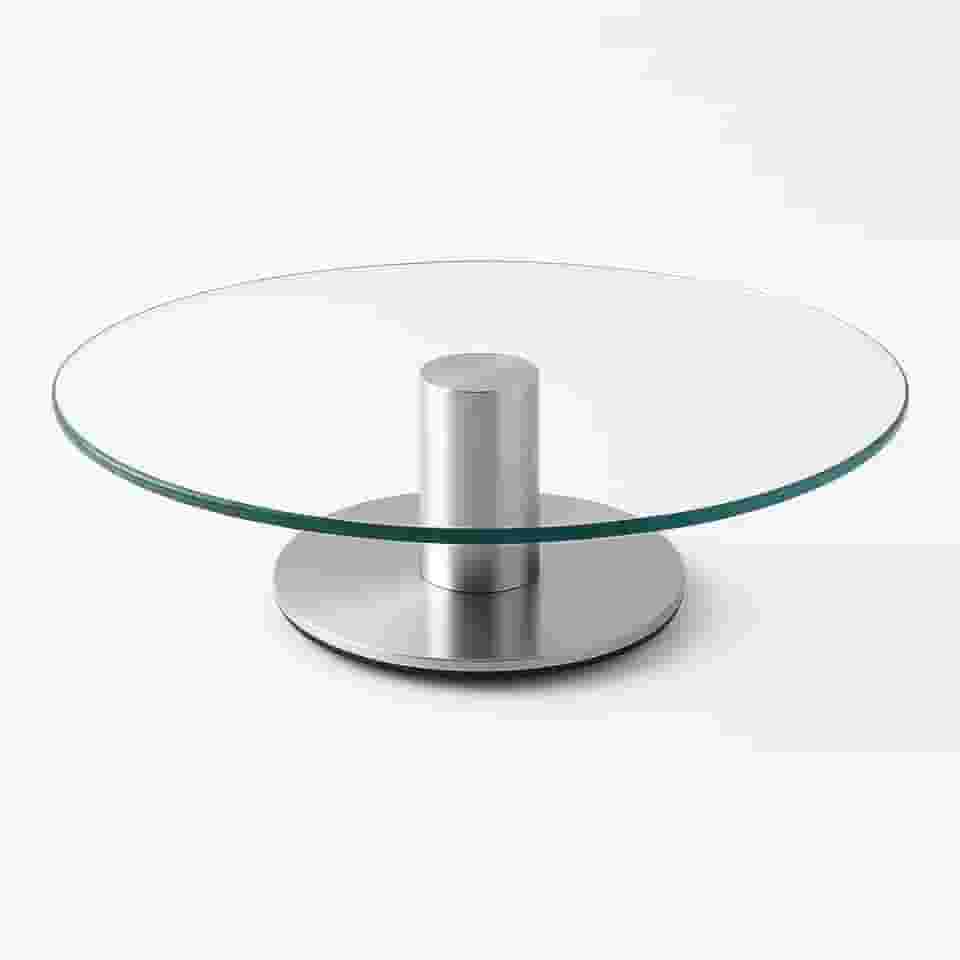 Bailarina Giratória Profissional Com Suporte Pé Para Bolo e Torta de Vidro Plataforma 32cm 360º Casa Buritis