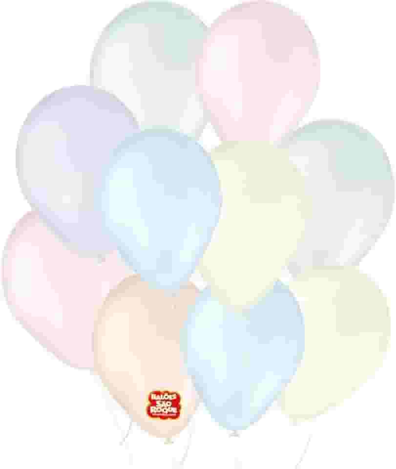 Balões São Roque 7 Polegadas Candy Color Sortido 25 unidades