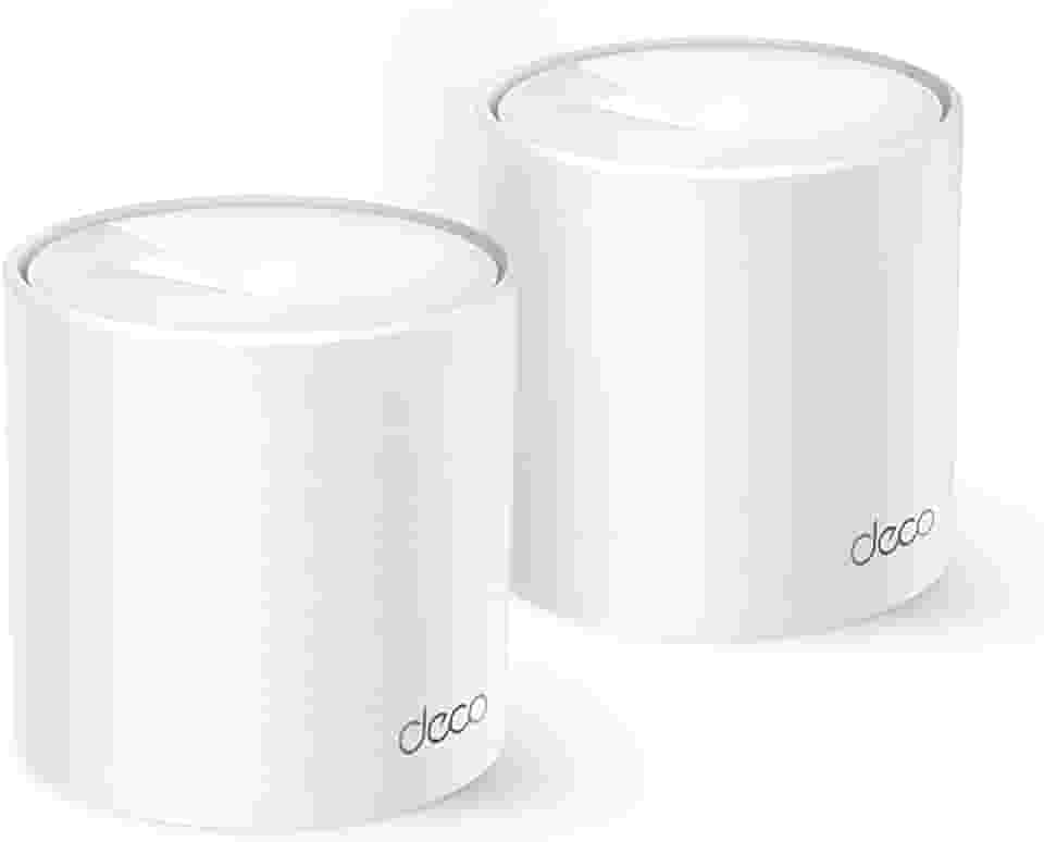 [New] TP-Link Deco X10(2-Pack)|AX1500 Whole Home Mesh Wi-Fi 6 System-Coverage up to 360 m², 3X Gigabit Ports per Unit, Band 80MHz Channel, ODFMA, 1024QAM, White