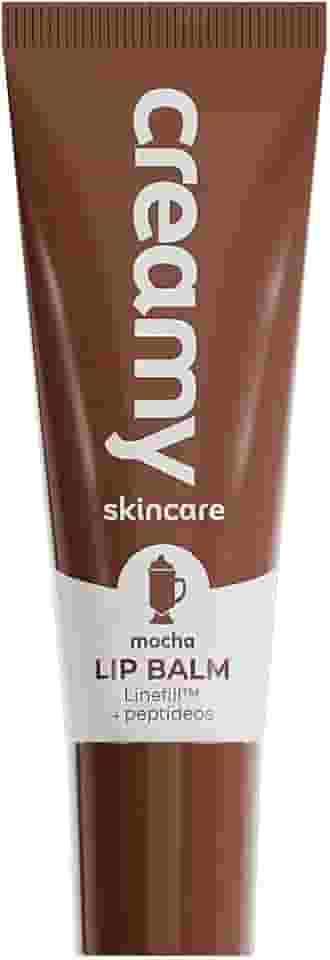 Creamy Skincare Lip Balm Mocha 10g | Hidratação Intensa, Efeito Pump Volumizador, Suaviza Linhas, Textura Confortável, Ácido Hialurônico | Todos os Tipos de Pele