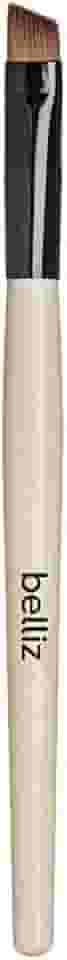 Pincel Marfim Delineador Chanfrado, Belliz, Preto/ Bege/ Marrom