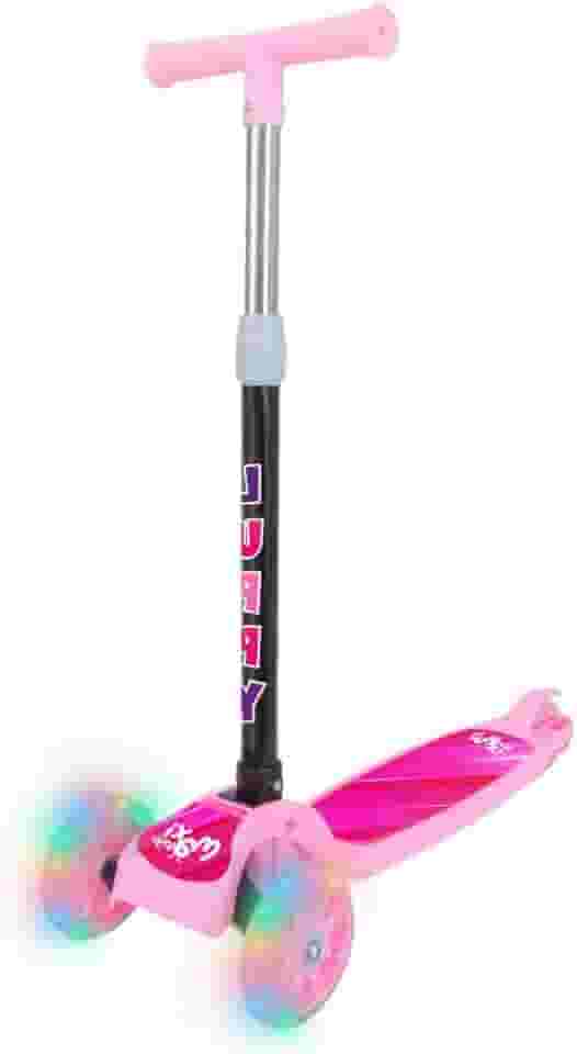 Patinete Infantil Dobrável 3 Rodas Led Luppy Maxi Toys