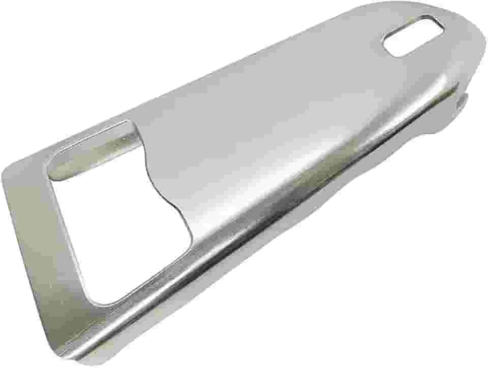 Abridor de Garrafas em Aço Inox, Compacto 9 cm, Design Moderno, Resistente à Ferrugem