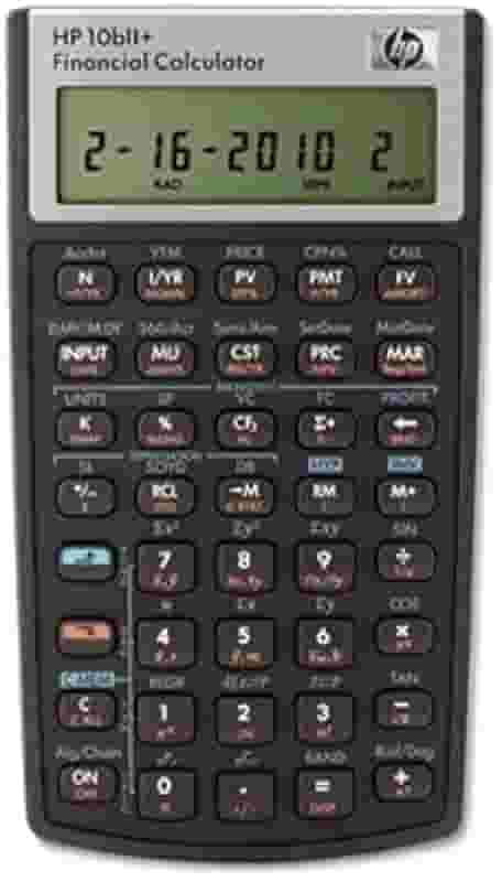 HEWLETT-PACKARD CALCULATORS HP 10BII+ CALCULADORA FINANCEIRA