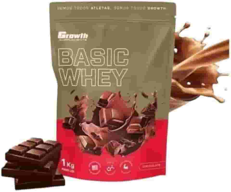 Whey Protein Basic Chocolate 1kg - Growth Supplements
