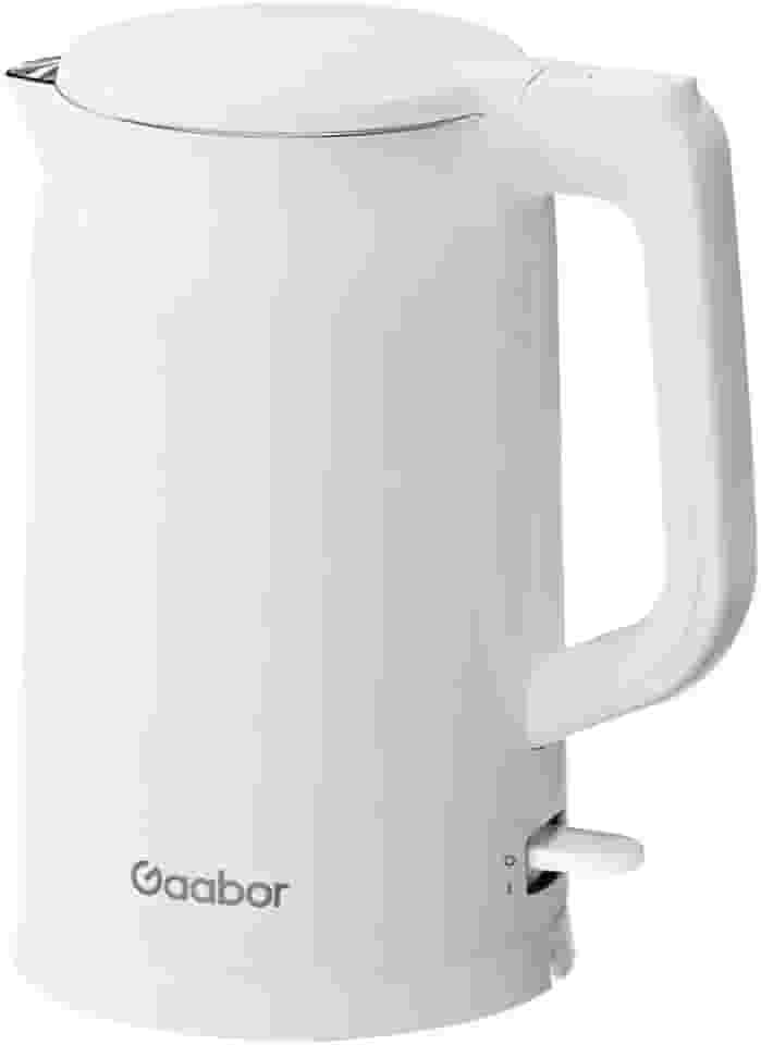 Chaleira Elétrica Branca 1,7l 1450W Aço Inox e Cabo Retrátil 110V - Gaabor