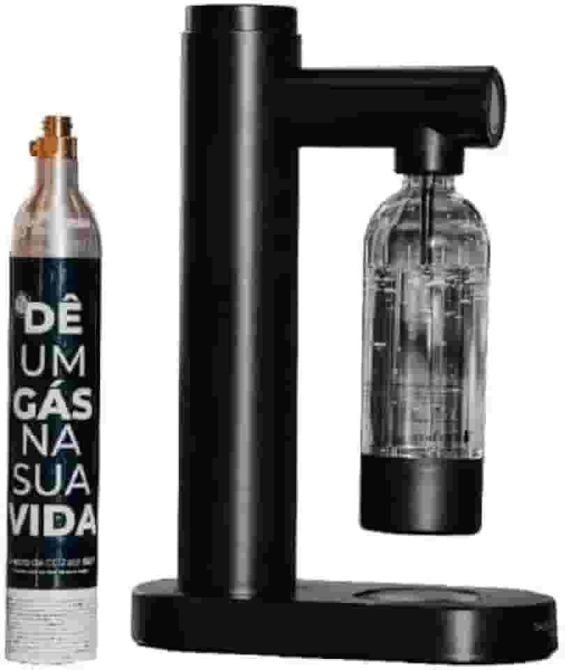 Gaseificador de Água Gassata Home Purificatta Preto