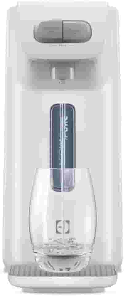 Purificador Electrolux de Água Gelada Fria e Natural Elétrico Compacto Eletronico placa Electrolux Filtro refil 6 meses ou 3000l Bivolt Branco PE15B