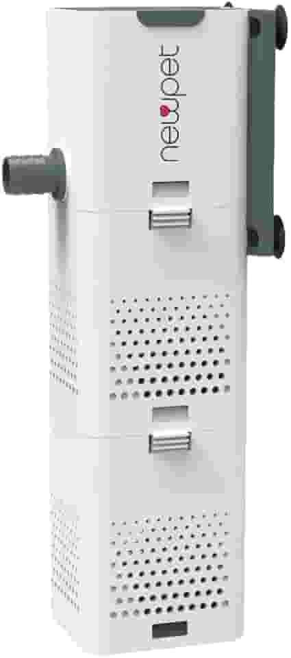 Filtro para Aquário U-V 500L/H Filtro para Aquário com Luz U-V de 5W Máquina de Limpeza verde Bomba Submersível Potente Filtro Interno para Aquário de Tartarugas de água Salgada (220V)