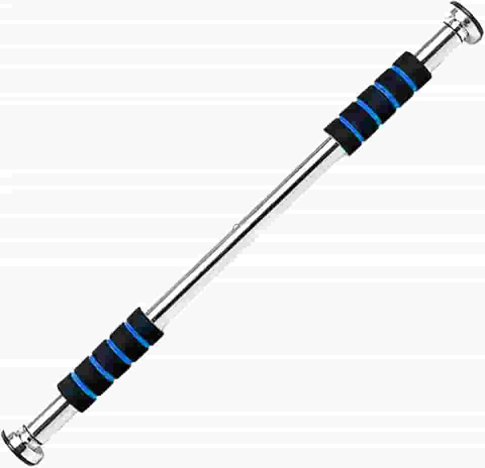 Barra P/Flexão Exercícios Treino Regulável 62 A 100 Cm Fixa