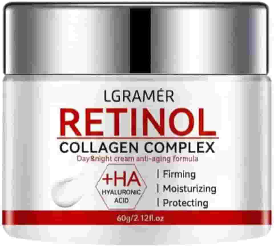 Sérum Facial Retinol e Colágeno com Ácido Hialurônico | Anti-Idade, Rugas e Firmeza da Pele