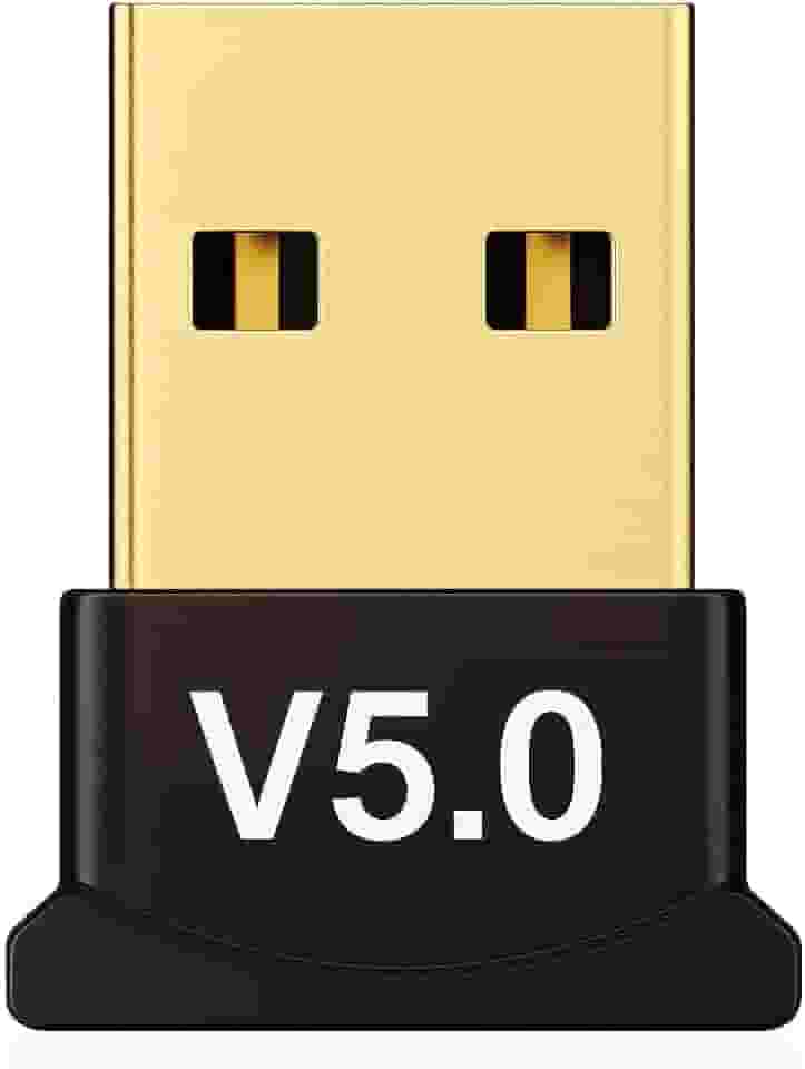 Adaptador USB Bluetooth 5.0 para PC e Notebook – Receptor e Transmissor Wireless de Alta Velocidade, Compatível com Fones, Caixas de Som, Impressoras e Controles