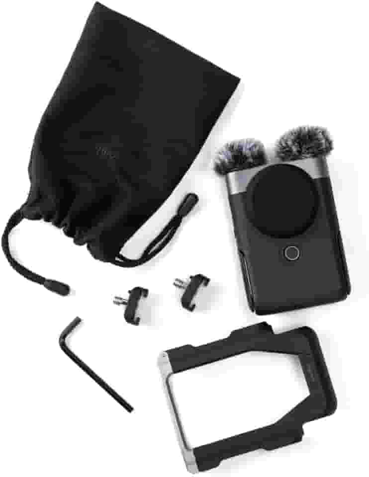 Canon Câmera Vlog PowerShot V10 para criadores de conteúdo, lente grande angular de 19 mm, sensor CMOS de 1 polegada, vídeo 4K, rastreamento facial, microfone embutido, estabilização de imagem,