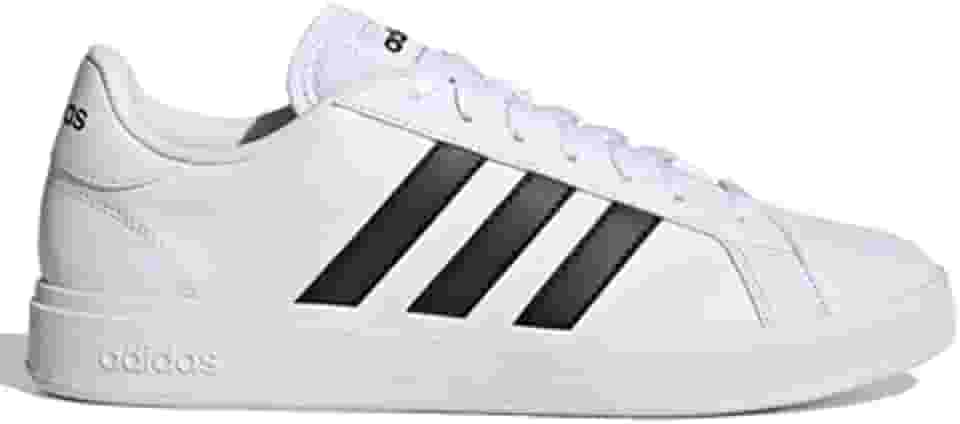 Tênis Adidas Grand Court Base 2.0 Simp Branco e Preto