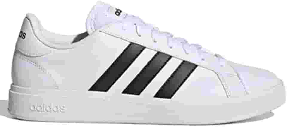 Tênis Adidas Grand Court Base 2.0 Simp Branco e Preto