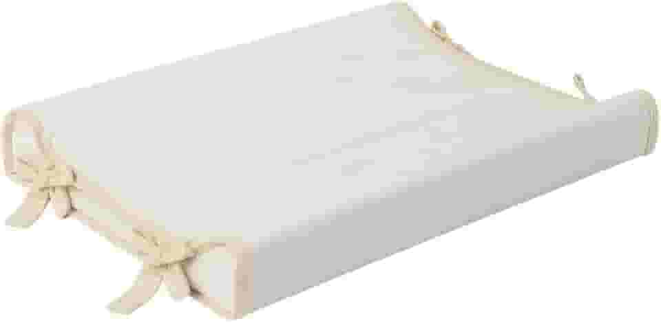 Trocador Americano Bebe Comoda Fralda Com Abas Impermeavel Anatomico Com Capa Plástica Algodão Macio Palha com Caqui (65x40)