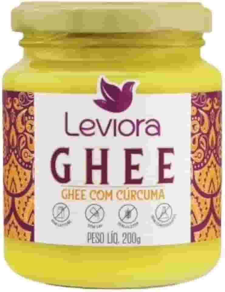 Manteiga Ghee com Cúrcuma Sem Lactose Leviora 200g