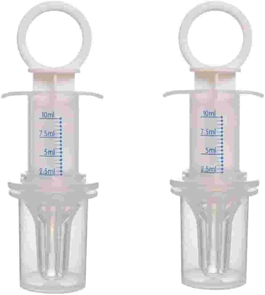 Kit 2 Unidades Dosador de Remédio Branco – Ideal para Uso Infantil