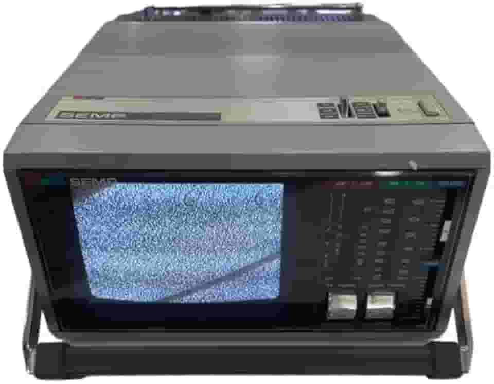 Tv Portátil Semp 5 Color Tvc-6 Amxfm Com Caixa E Manual