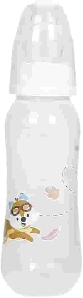 Mamadeira Antivazamento Bico Ortodôntico Silicone 240ml Azul Rosa Verde Estampada +6 Meses (Natureza)