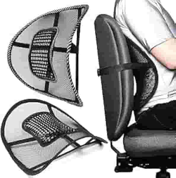 Encosto Lombar Suporte Apoio Conforto Alívio Dor Costas Postura Correta Coluna Cadeira Escritório Encosto Premium DM SHOPP