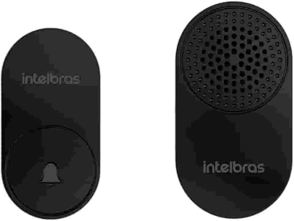 Campainha sem Fio e sem Bateria CIK 102 Preta Intelbras