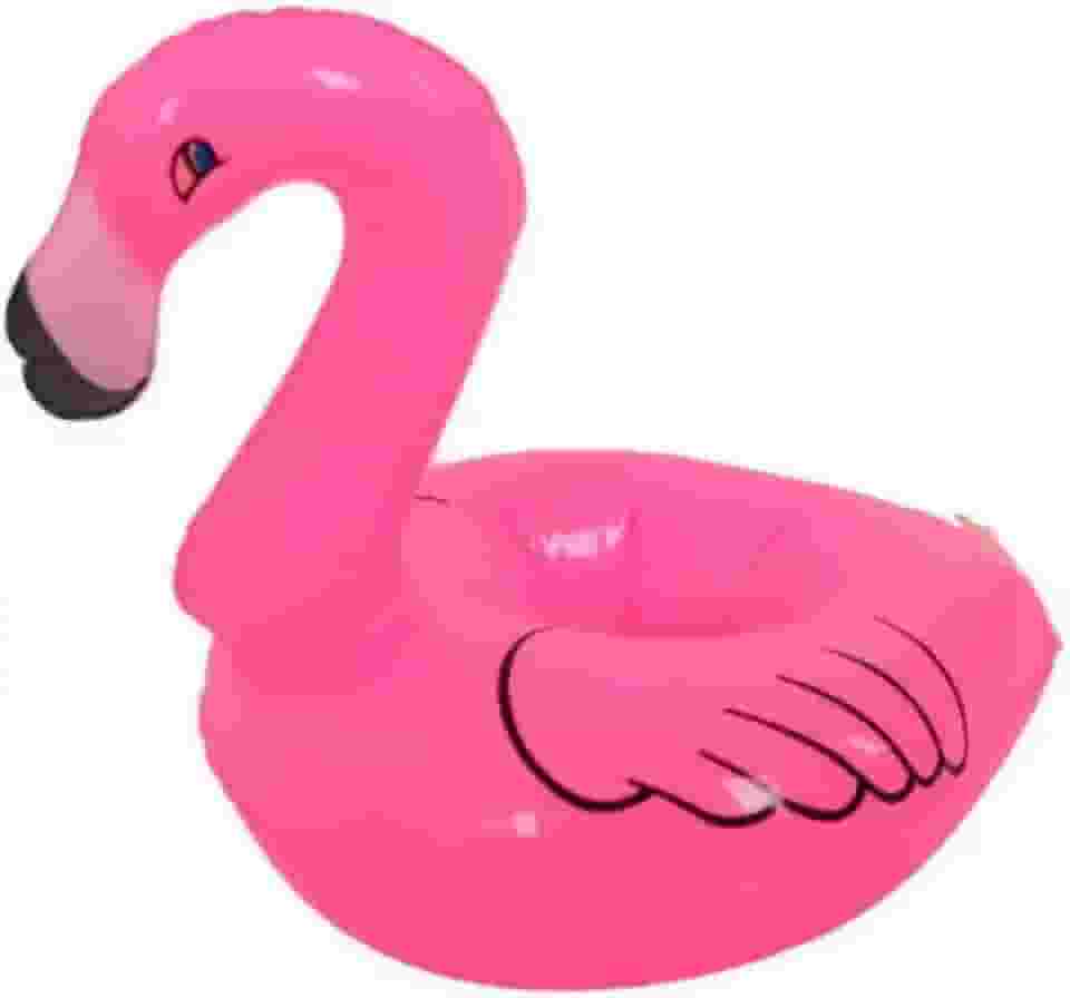 Porta Copo Flamingo Inflável