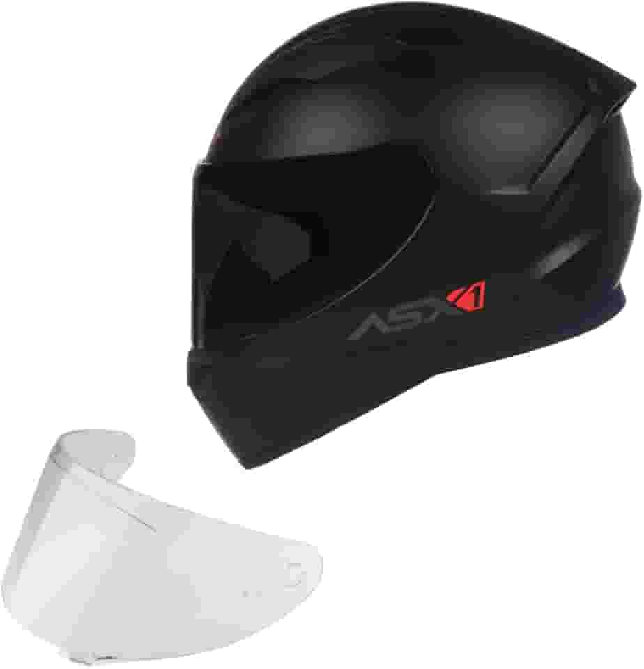 Capacete Moto ASX City Solid Preto Fosco