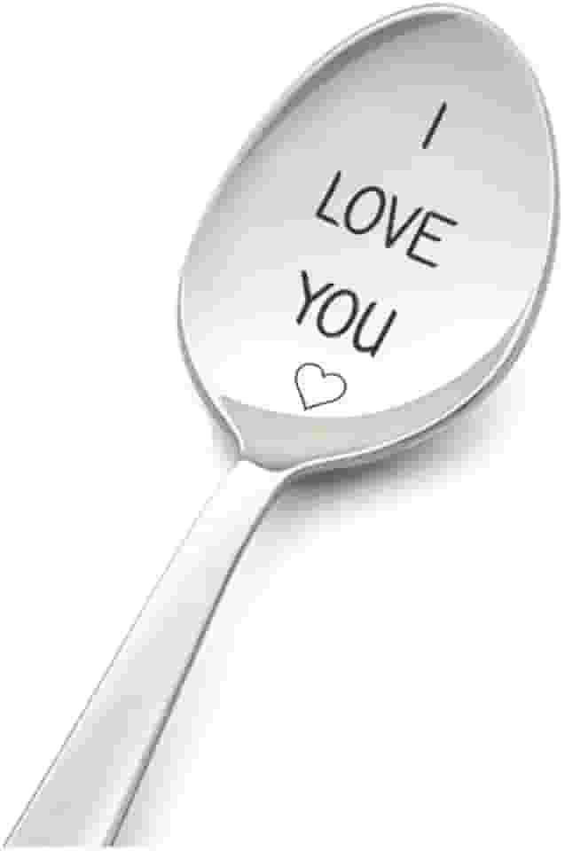 Presentes de aniversário para marido, esposa, I Love You, colher para namorado, namorada, presente de Natal para dia dos namorados, presente para casal, colheres, presentes para ele e ela, colheres de