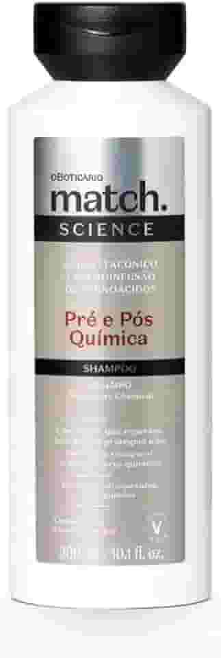 O BOTICARIO MATCH SCIENCE SHAMPOO PRÉ E PÓS QUÍMICA 300ml