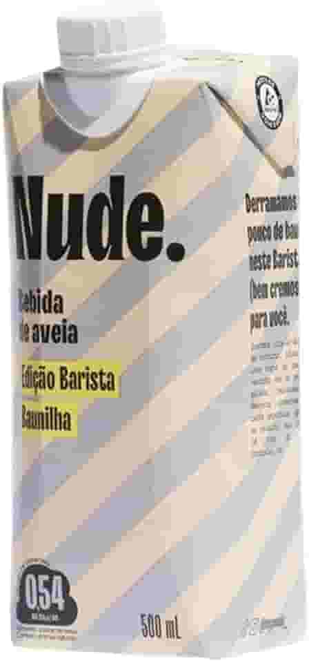 Leite Vegetal de Aveia Barista Sabor Baunilha Nude 500ml