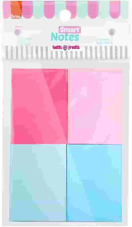 BRW Bloco Adesivo Smart Notes 38x51mm Tutti-Frutti 50 Folhas