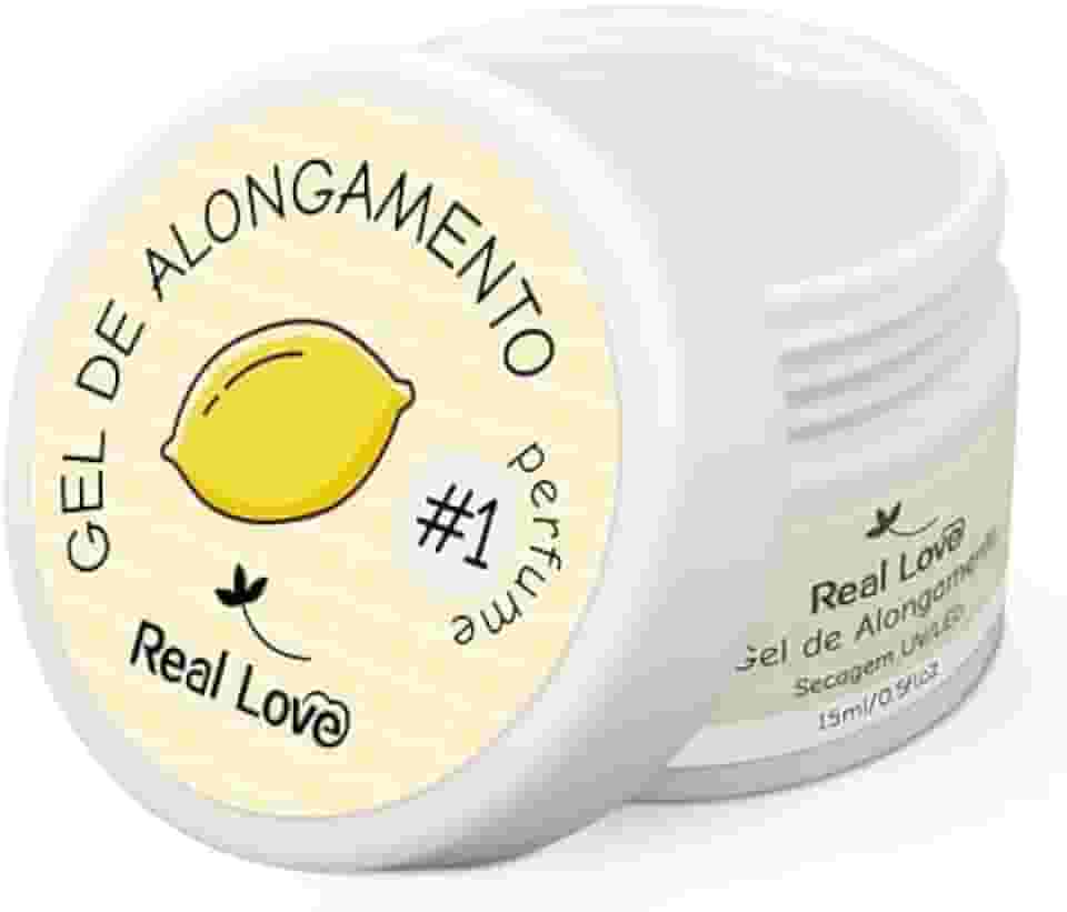 Gel de Alongamento Para Unhas Aromatizado 15ml - Real Love (Cor 1)