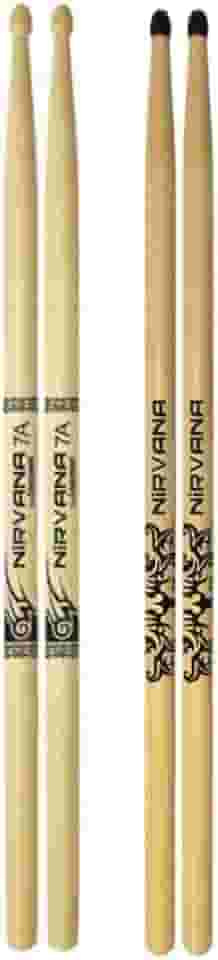 Baqueta 7A e 7A Nylon Nirvana Eco BIO Liverpool Kit