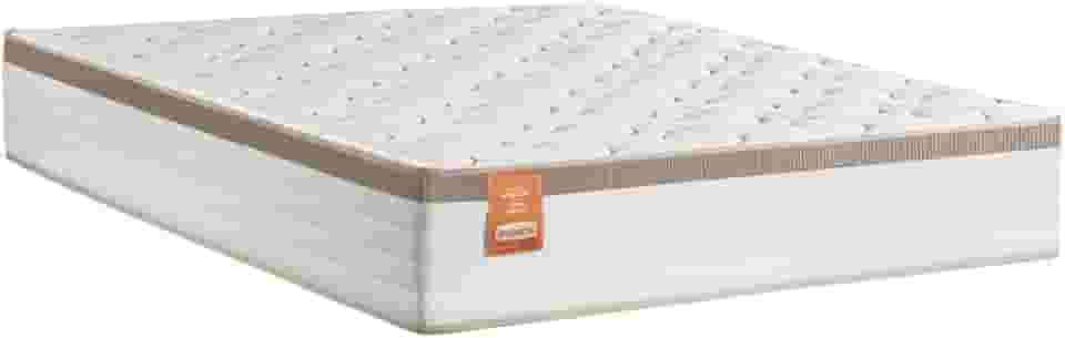 Colchão Casal Molas Ensacadas Real 138x188x27cm Branco/Bege - Suporta até 130Kg Por Pessoa