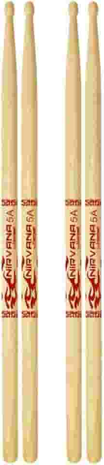 Baqueta Liverpool Nirvana Ecobio 5A madeira Kit com dois pares