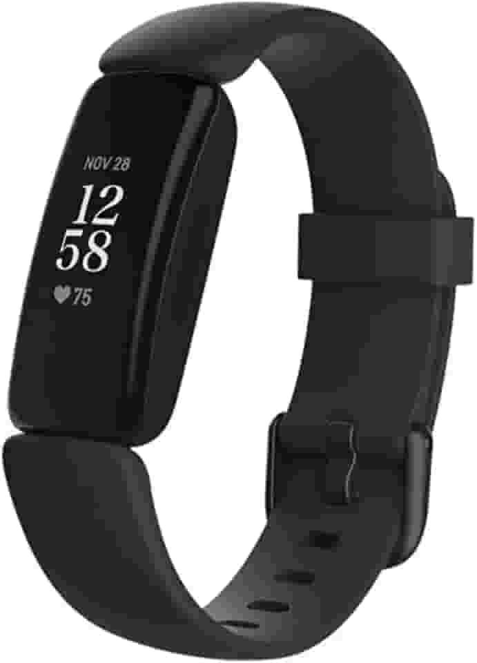 Fitbit Monitor de saúde e fitness Inspire 2 com teste gratuito de 1 ano do Fitbit Premium, frequência cardíaca 24/7, preto/preto, tamanho único (pulseiras P e G incluídas)