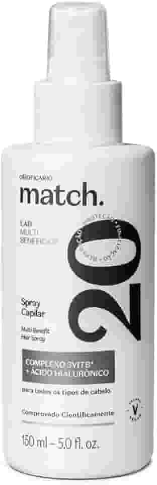 O Boticário, O BOTICARIO MATCH LAB MULTIBENEFICIOS SPRAY CAPILAR 150ml