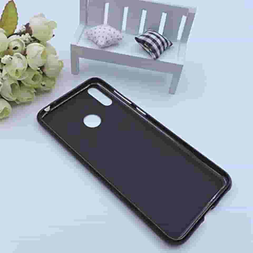 Kit Capa E Pel�cula Para Motorola Moto One Vision Com Tela De 6.3Polegadas Capinha Transparente Clear Ultra Fina e Pel�cula De Vidro Temperado - Danet (Preto fum�)