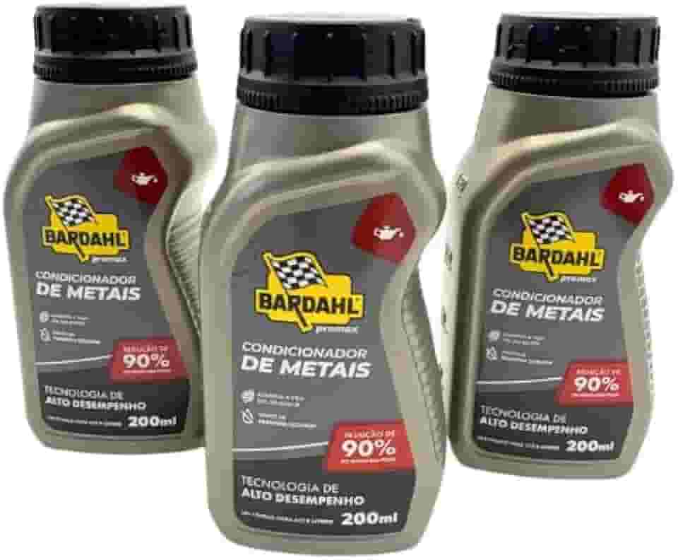Aditivo Condicionador De Metais Carro Moto Bardal 200 mL 3 Unidades