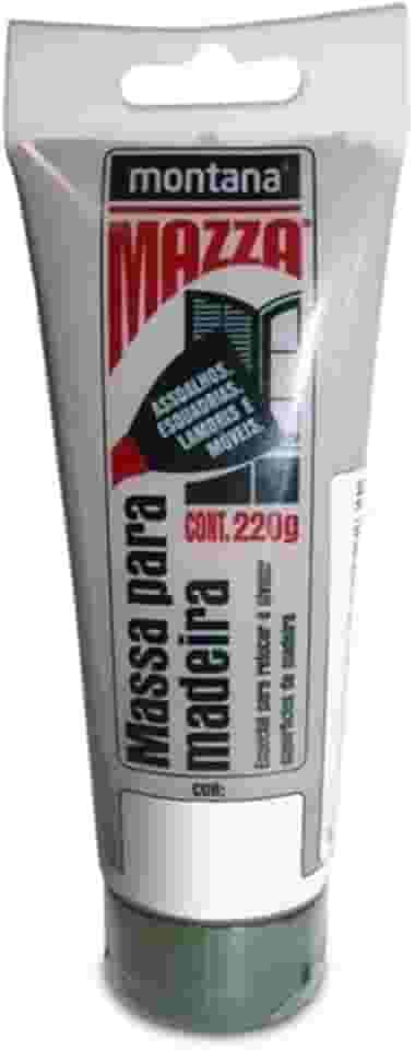 Massa para madeira 220gr branca Montana