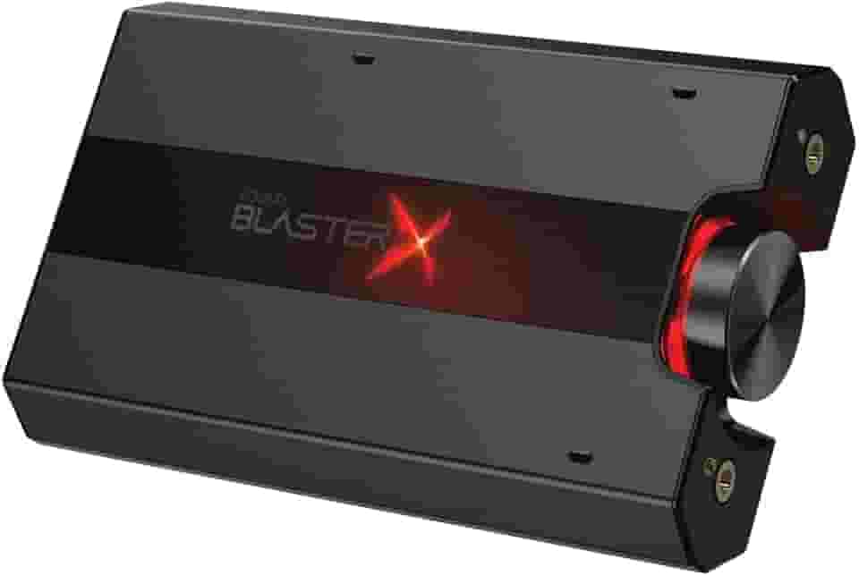 PLACA DE SOM DAC AMPLIFICADORA GAMER CREATIVE SOUND BLASTER X PRO-GAMING G5 WW9 PRETO